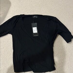 Ronen Chen Black Blouse